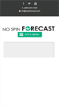 Mobile Screenshot of nospinforecast.com